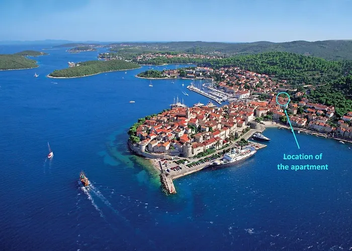 公寓 Modern Grbin In The Very Center Of Korcula